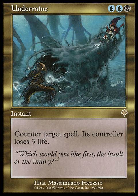 MTG - Undermine - Invasion - NM, English Magic FLAT RATE SHIP