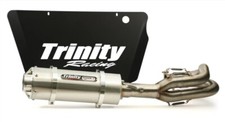 2014-2023 Polaris Rzr Xp1000 Trinity Racing Full Exhaust System Brushed Stinger