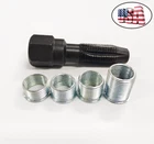 14mm Spark Plug Re-Thread Rethreader Repair Tap Tool Reamer Inserts Auto Car Kit