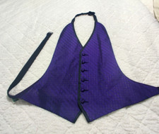 Perry Ellis Evening Mens Fit All 37-50 Open Back Tuxedo Vest Wedding Prom 5956