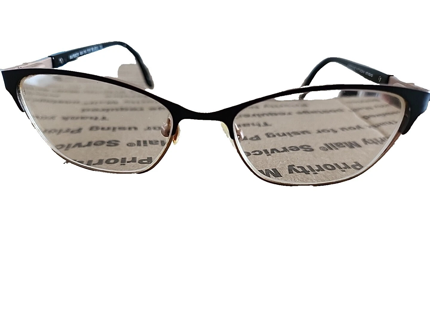 Marco de Metal Adrienne Vittadini Oval Marcos de Anteojos