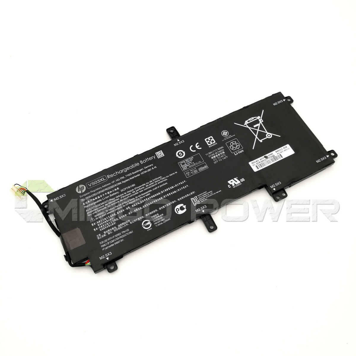 New Genuine VS03XL Battery for HP Envy 15-AS000 15T-AS100 New Genuine VS03XL Battery for HP Envy 15-AS000 15T-AS100