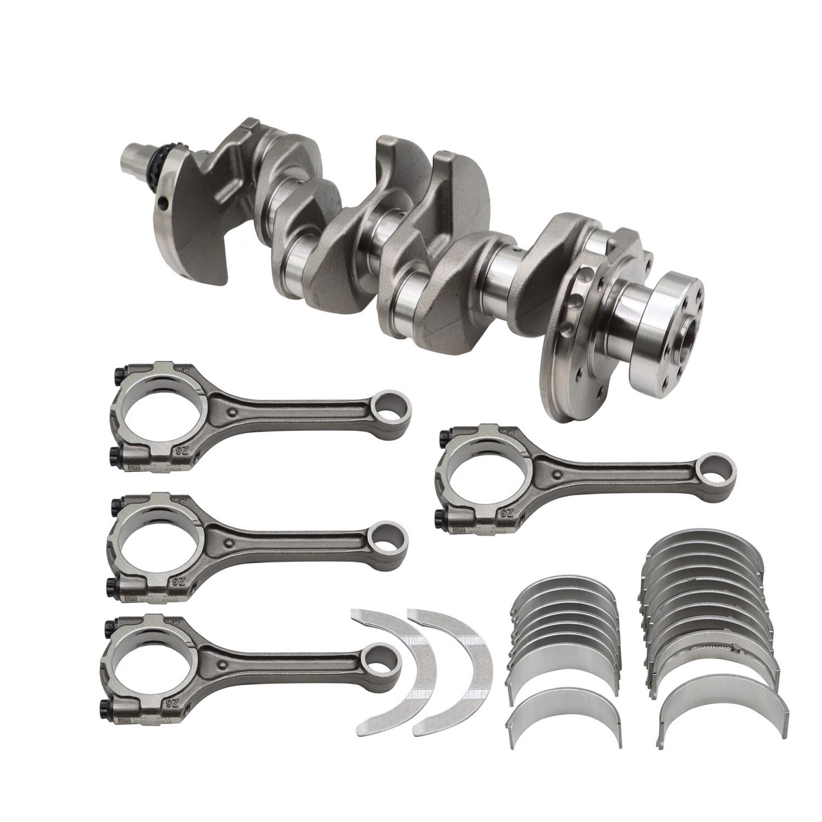 Engine Connecting Rod Bearing And Crankshaft Main Bearings Compatible Accent 2012 2019 Veloster 2012 2017 Rio 2012 2017 Soul 1 6 2012 2019 Replaces 23060 - Foto 14