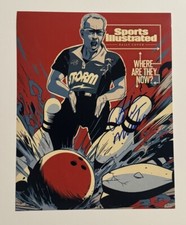 PETE WEBER HAND SIGNED AUTOGRAPHED 8x10 PHOTO BOWLING LEGEND BOWLER COA