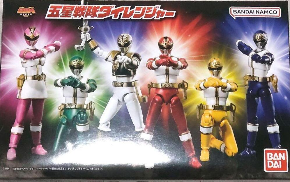 Bandai Power Rangers SHODO SUPER Gosei Sentai Dairanger 6 body set