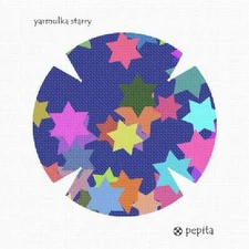 Yarmulka Starry Needlepoint Kit or Canvas