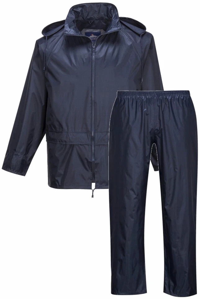 Portwest Essentials Rainsuit (2-teiliger Anzug) wasserdichte Regenjacke Hose L440