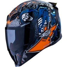 Icon Airflite Helmet Full Face - Trick or Street 4 Black - Adult Size Large