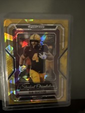 2025 Panini Prizm Draft Picks - New Recruits Cam Skattebo #10 Gold Ice Prizm