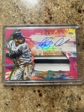 2020 Topps Inception FERNANDO TATIS JR. Jersey Patch Auto Pink /75 Padres