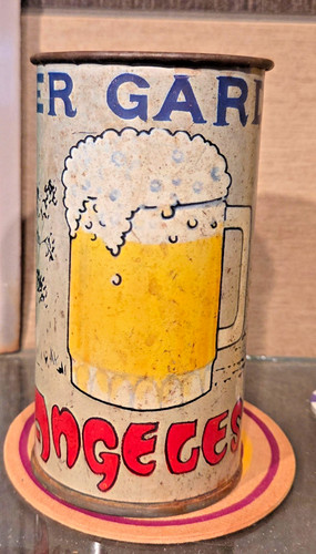 1950s/ 1960s LOS ANGELES ZOO BEER GARDEN DRINKING MUG / VESSEL ROLLED LIP