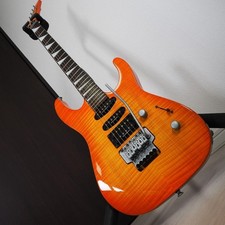 Grover Jackson Soloist Chitarra Elettrica Fiamma Acero Top Attraverso Collo SSH