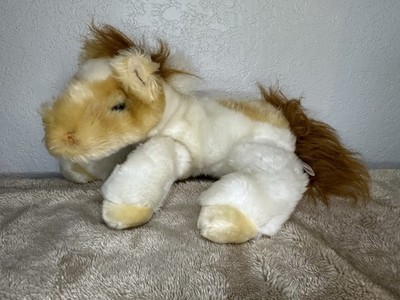 SKM Plush Horse Brown And White Bean Bag Sound Not Working 11  Stuffed