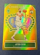 2023-24 Panini Phoenix - Court of the Kings Jayson Tatum #20 Yellow /35
