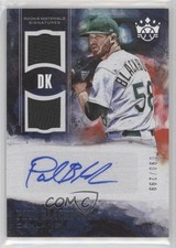 2018 Diamond Kings DK Rookie Materials Signatures 90/299 Paul Blackburn Auto 4vo