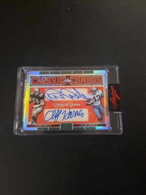 2025 Leaf Glory Of The Game Classic Combos Randy White Cliff Harris Auto /20