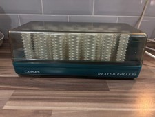 Vintage Carmen 2608 Heated 20 Rollers Curlers with Pins Tested & Working