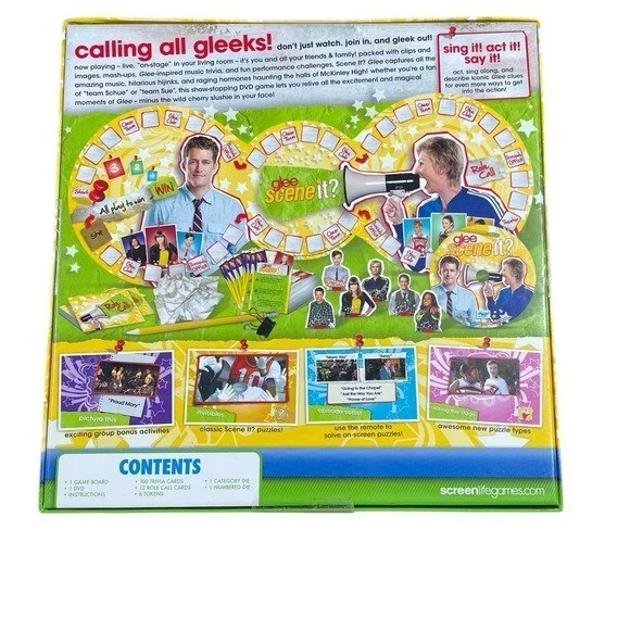 Hasbro Glee Scene It? DVD Game - 2011 Factory Sealed - Image 2 of 4
