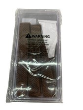 Braided Stretch Belt Mens Womens Brown Woven Elastic No Holes Adjustable Buckle