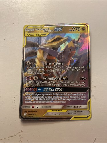 Garchomp & Giratina GX 146/236 Sm-Unified Minds Holo