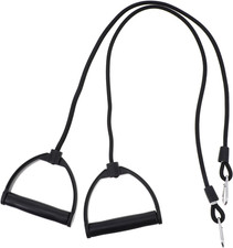 Resistance Bands: 1 Pair Stepper Resistance Band Fitness Exercise Bands with Han