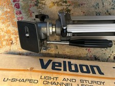 VELBON VGB-3C Photographer Aluminum Tripod w/Crank & 3-Way Pan/Tilt g6