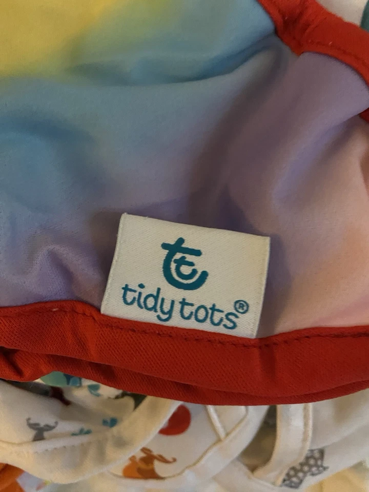 Juego de pañales de tela para bebé Tidytots con inserciones, patrones surtidos Foto 4 de 4