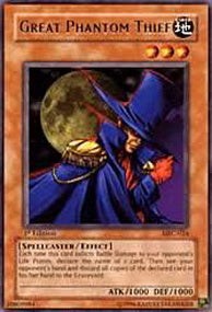 YuGiOh Great Phantom Thief MFC-EN024 Rare Englisch Played 1st