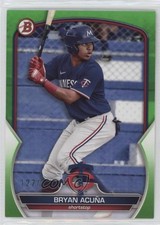 2023 Bowman Prospects Neon Green 127/399 Bryan Acuna Bryan Acuña #BP-37 0zu6