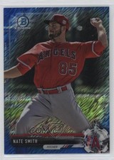 2017 Bowman Chrome Prospects Blue Shimmer Refractor Nate Smith #BCP93 05v0