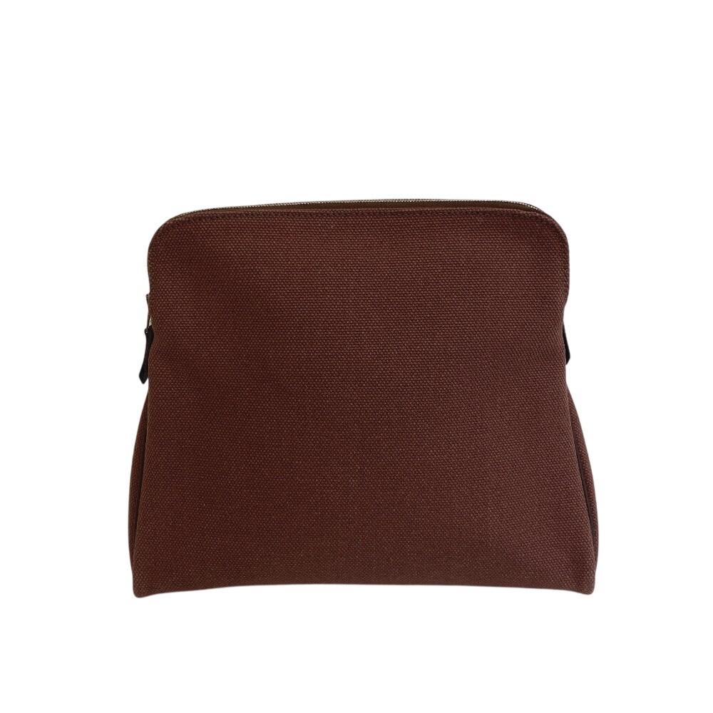 HERMES canvas Pouch Brown canvas Women