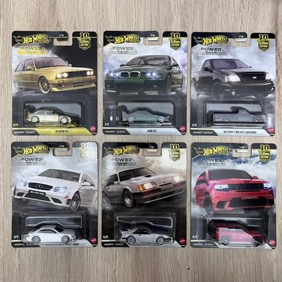 CHASE Hot Wheels Premium Car Culture 2026 Power Trip 6er Set Gold  92 BMW M3