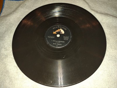 Elvis Presley I Got A Woman / I m Counting On You 20-6637 Shellac 78  Rare Combo
