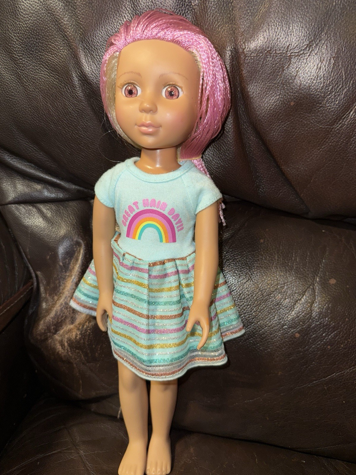 Glitter Girls &rdquo; 14" Doll by Battat- Blonde Pink Hair, Pose