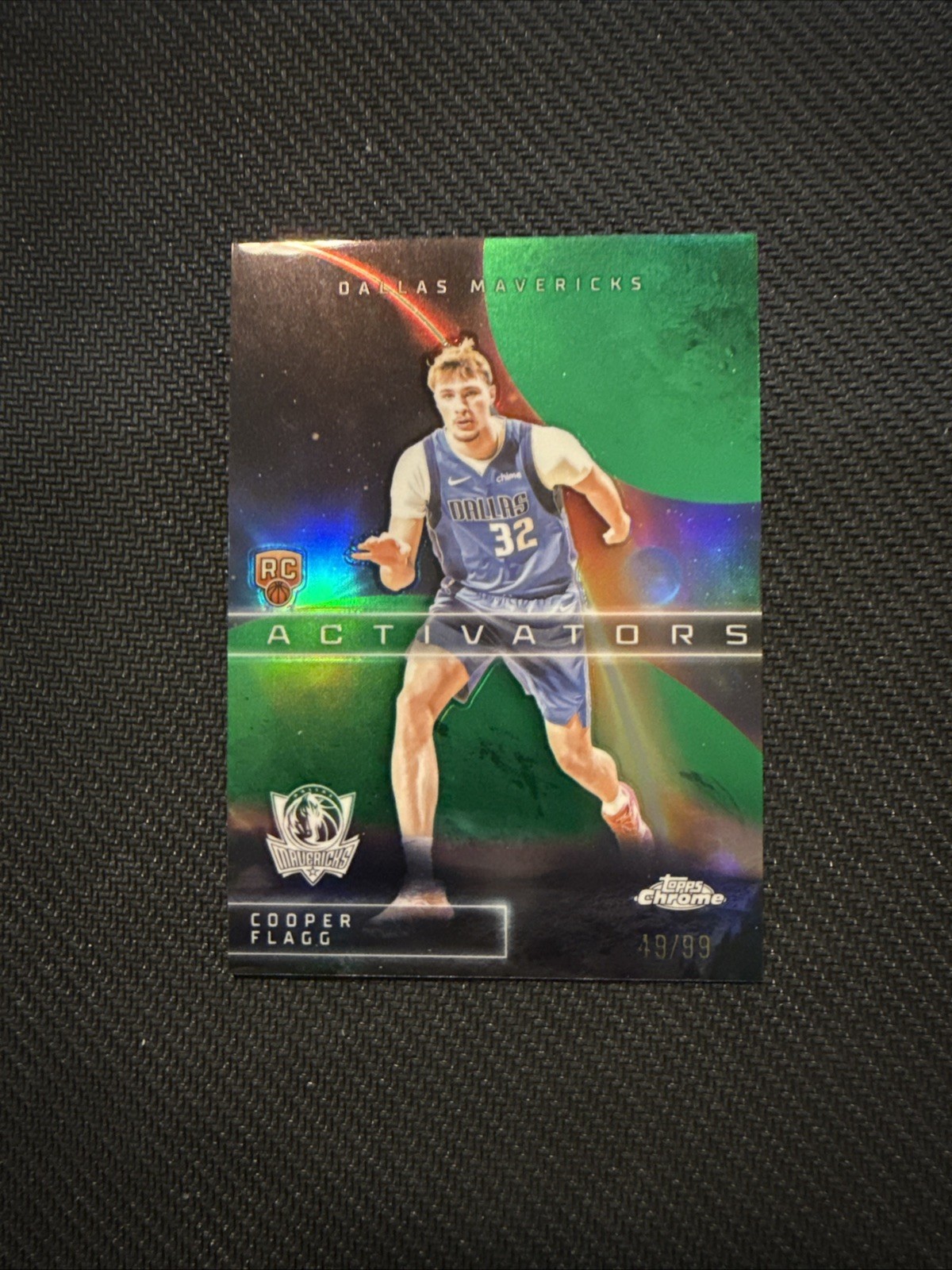 2025-26 Topps Chrome Basketball Cooper Flagg RC SP #AC-11  Activators Green /99 
