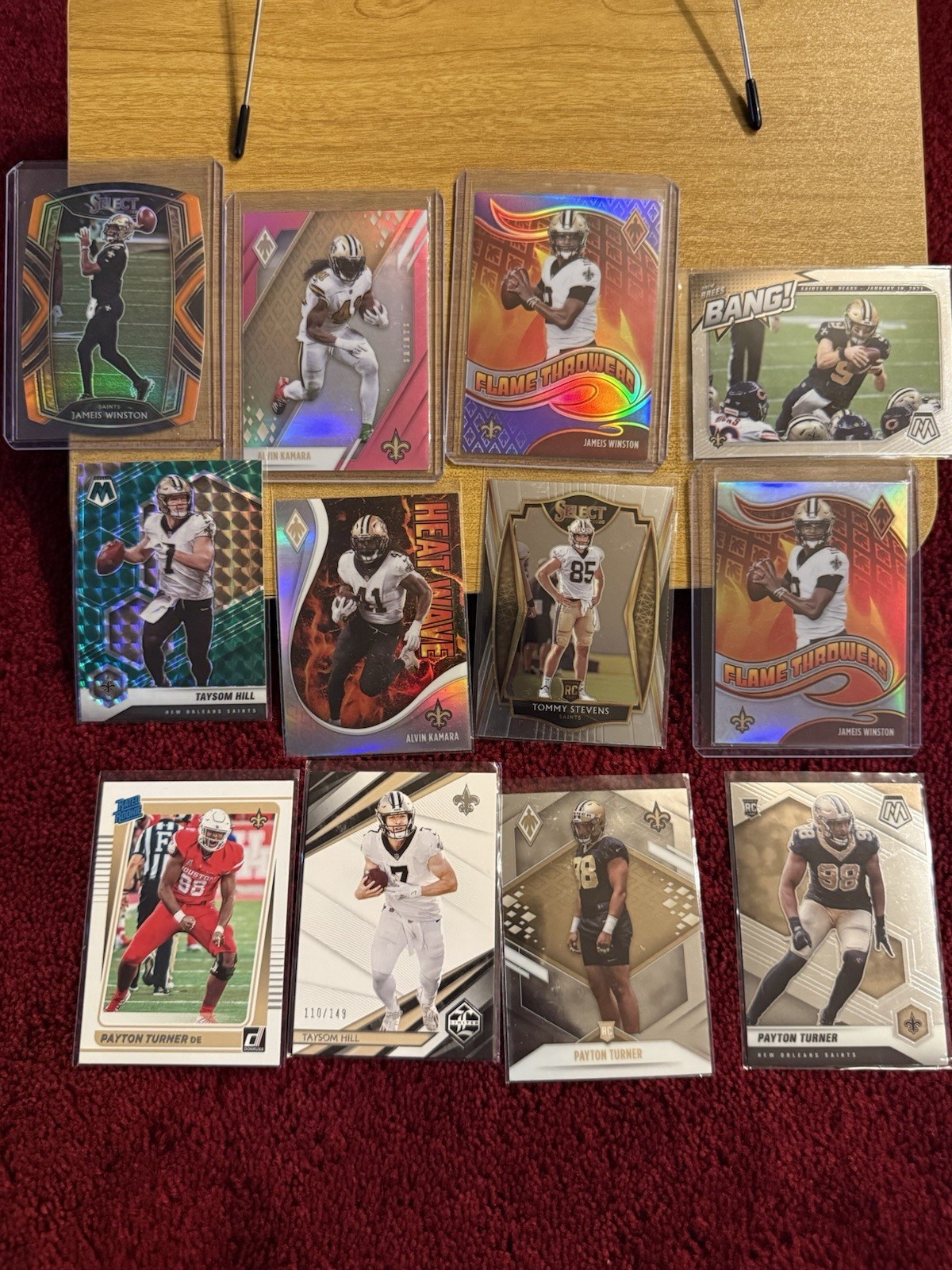 Huge 100+ Near Mint NFL Card Lot, Rookies, Inserts, Autos, RPAs, Prizms, Patches view 7
