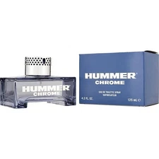 Hummer Chrome Cologne for Men 4.2 oz / 125 ml Eau de Toilette Spray - New In Box
