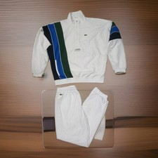 Lacoste Sport Men s Tracksuit Set Jacket Pants Colorblock White Sz US M FR 50