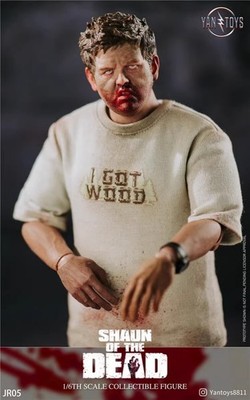 Shaun of the Dead Ed Nick Frost Zombie 1/6 Scale 12'' Actionfigur Yantoys JR05