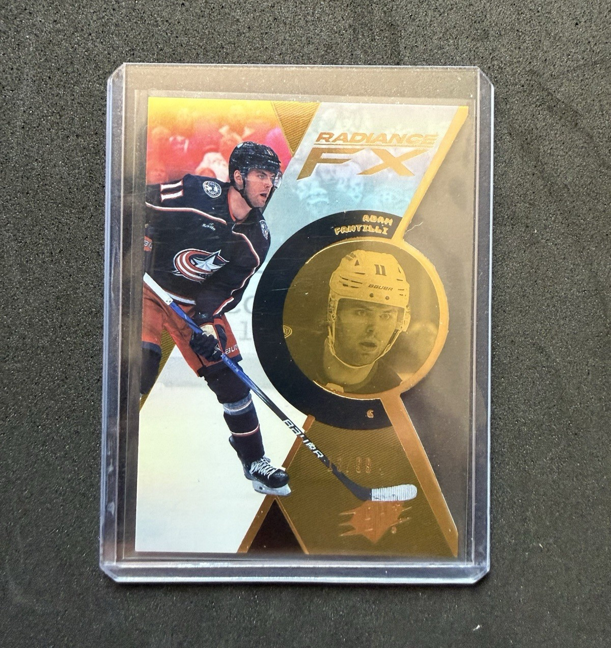 Upper Deck 2023-24 SPx Adam Fantilli Radiance F/X Rookie /99