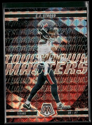C.J. Stroud 2025 Panini Mosaic Touchdown Masters #11 Orange