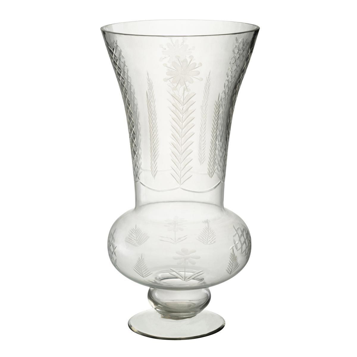 Vase en verre Giga 51cm pour sublimer votre centre de table de salon