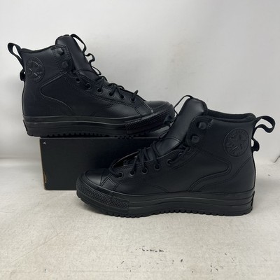 Converse Chuck Taylor Winter Water-Repellent Hi Black Leather Men Sz 11.5 Rare s-l400.jpg main image 3