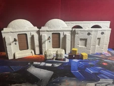 STAR WARS Vintage Collection STREETS OF MOS EISLEY Playset Lot 2 Mixed Parts TVC
