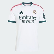 MENS REAL MADRID 26/27 HOME JERSEY JZ7206 WHITE NEW SIZE S