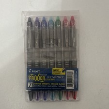 Pilot FriXion Point Synergy Clicker Erasable Gel Pens 0.5mm Fine 7-Pack