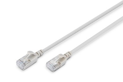 Digitus LAN cable Cat. 6A   1.5m   slim version AWG 32/7   10 Gbit/s   RJ45 netw