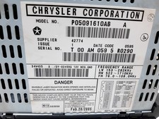 Autoradio Chrysler PT CRUISER