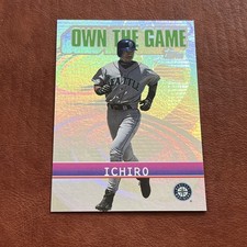 2002 Topps Own the Game #OG14 Ichiro Suzuki Seattle Mariners BASEBALL Card 