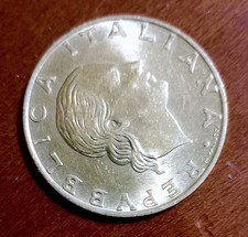 Moneta da 200 lire 1998 fior di conio.repubblica italiana.